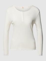 Longsleeve mit kurzer Knopfleiste Modell 'HENLEY' von Levi's® Beige - 9