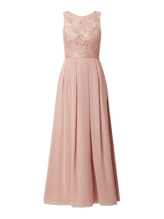 Abendkleid aus Spitze und Chiffon von Laona Lila - 19