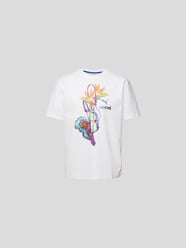 T-Shirt aus reiner Baumwolle von Puma Weiß - 45