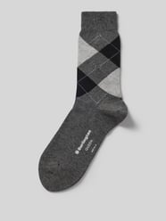 Socken mit Zickzack-Muster Modell 'Queen' von Burlington - 17