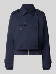 Kurzer Trenchcoat mit Ärmelriegeln von monari - 38