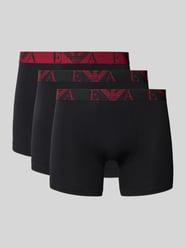 Boxershorts mit elastischem Logo-Bund im 3er-Pack von Emporio Armani - 22