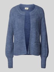 Cardigan mit Eingrifftaschen Modell 'eretta' von Fransa Blau - 8