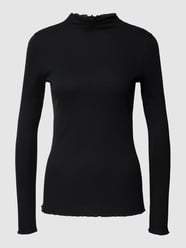 Longsleeve mit Muschelsaum von Esprit Collection Schwarz - 18