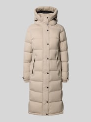 Gewatteerde lange jas met capuchon, model 'Falcon' van ROCK'N BLUE - 7