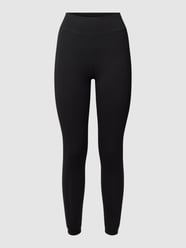 Legginsy z detalem z logo model ‘Faribaa 2’ od Armedangels Czarny - 48