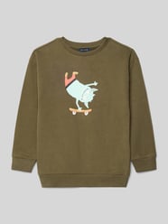 Sweatshirt met ribboorden van Blue Seven - 39