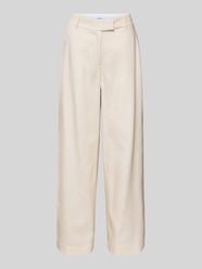 Stoffhose mit Gesäßleistentaschen von COMMA Beige - 35