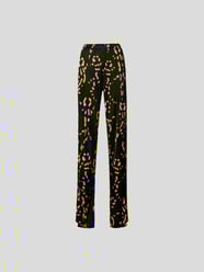 Stoffhose mit Allover-Muster von VETEMENTS Grau / Schwarz - 11