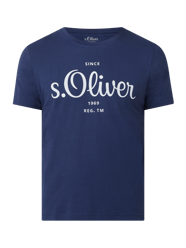 T-Shirt aus Bio-Baumwolle  von s.Oliver RED LABEL Blau - 34