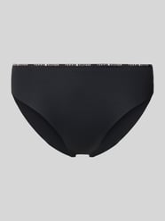 Slip mit elastischem Logo-Bund von TOMMY HILFIGER Schwarz - 1