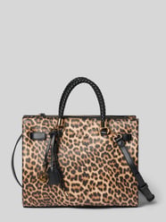 Tote Bag mit Allover-Animal-Print von Liu Jo White - 16