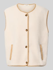 relaxed fit bodywarmer met doorlopende knoopsluiting van Christian Berg Woman - 33
