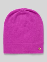 Czapka kaszmirowa z aplikacją z logo od Fraas - 21