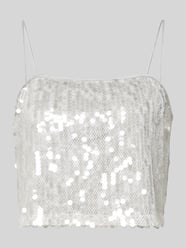 Kort top met bandjes met paillettenversiering - curated by Vicky Heiler van Style Icon Collection - 21