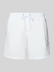 Kąpielówki z elastycznym pasem model 'UNI SHORTS NEON' od Sundek - 5