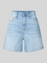 Mom Fit Jeansshorts im 5-Pocket-Design mit Label-Detail von Calvin Klein Jeans - 10