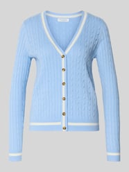Gebreid jack met V-hals van Christian Berg Woman - 25