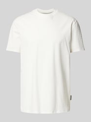 T-shirt z detalem z logo od Armani Exchange - 37
