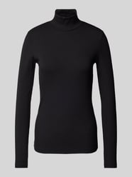 Longsleeve mit Stehkragen von Calvin Klein Womenswear Schwarz - 30