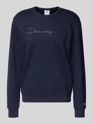 Sweatshirt met labelstitching en ronde hals van CHAMPION - 6