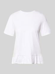 T-shirt o kroju regular fit z czystej bawełny model 'DISSO' od PIECES - 3