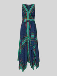 Tailliertes Freizeitkleid mit Allover-Muster Modell 'VROSCHBEE' von Lauren Ralph Lauren - 34