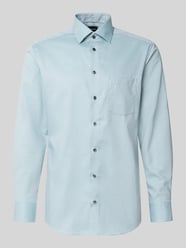 modern fit zakelijk overhemd van pure katoen van OLYMP - 36