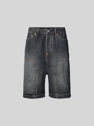 Loose Fit Jeansshorts mit Kontrastnähten von Evisu - 5