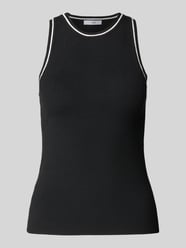 Tanktop mit Rundhalsausschnitt von Mango Schwarz - 3