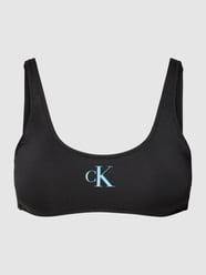 Bikini-Oberteil mit Label-Print von Calvin Klein Underwear - 42