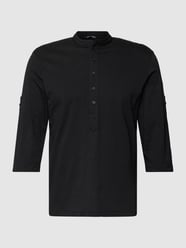 T-shirt met knoopsluiting van Antony Morato Grijs / zwart - 34