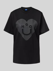 Loose Fit T-Shirt aus reiner Baumwolle Modell 'VINTAGE TEE' von Hugo Blue - 27