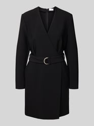 Wikkeljurk met riem en V-hals van Jake*s Collection - 15