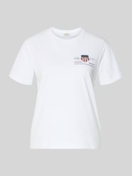 T-shirt met ronde hals en labelstitching van GANT - 9