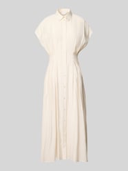 Hemdblusenkleid mit Hemdblusenkragen und Knopfleiste von Jake*s Collection - 5