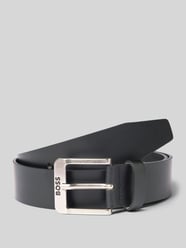 Leren riem met doornsluiting, model 'JEMIO' van BOSS - 27