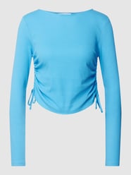 Longsleeve mit Raffungen von Tom Tailor Denim Blau - 31