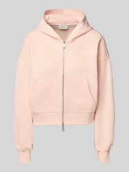 Oversized sweatjack met capuchon van Calvin Klein Jeans Fuchsia - 24