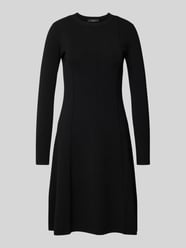 Knielanges Kleid mit Rundhalsausschnitt Modell 'USCIO' von Weekend Max Mara Schwarz - 39