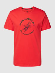 T-Shirt mit Rundhalsausschnitt von A Fish Named Fred Rot - 5