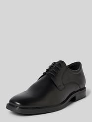 Leren derby schoenen met gestructureerde zool, model 'BRANDOLF' van Geox - 9