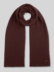 Schal mit Logo-Detail von Tommy Hilfiger Bordeaux - 18