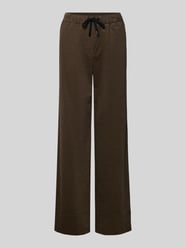 Broek van fijne corduroy met elastische band van Marc Cain - 2