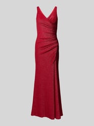 Abendkleid in Wickel-Optik von Mascara Rot - 26