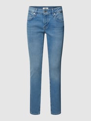 Mid-Rise Jeans im 5-Pocket-Design Modell 'ADRIANA' von Mavi Jeans Blau - 9