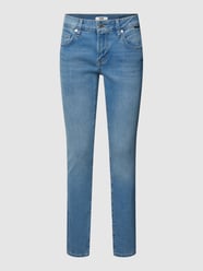 Mid-Rise Jeans im 5-Pocket-Design Modell 'ADRIANA' von Mavi Jeans Blau - 7