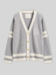 Cardigan aus Wolle mit Logo-Stitching von GANT - 11