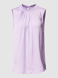 Blusenshirt mit gelegten Falten von comma Lila - 45