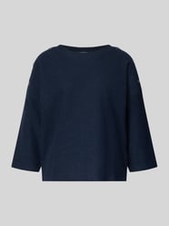 Dames T-shirt met driekwart mouw en studs bij MS Mode Dames T-shirt met driekwart mouw en studs bij MS Mode